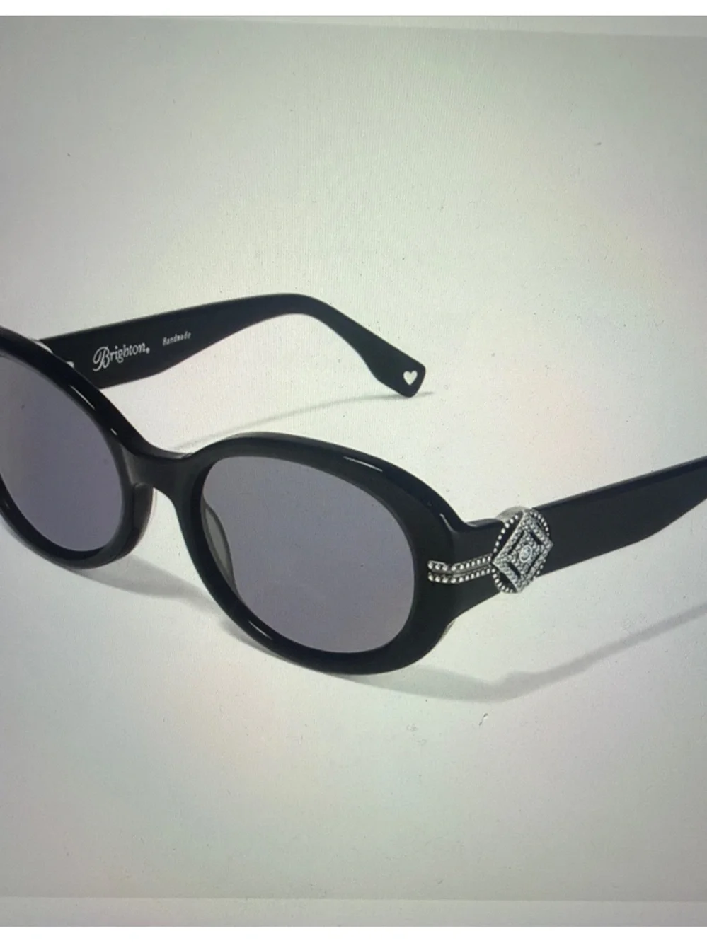 😎🆕 Brighton ILLUMINA Black Crystal Accent Women's Sunglasses NWT $168